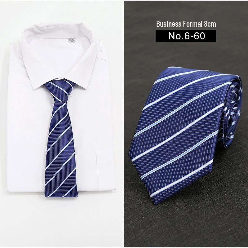 Men's Formal Business Casual Solid or Striped Tie