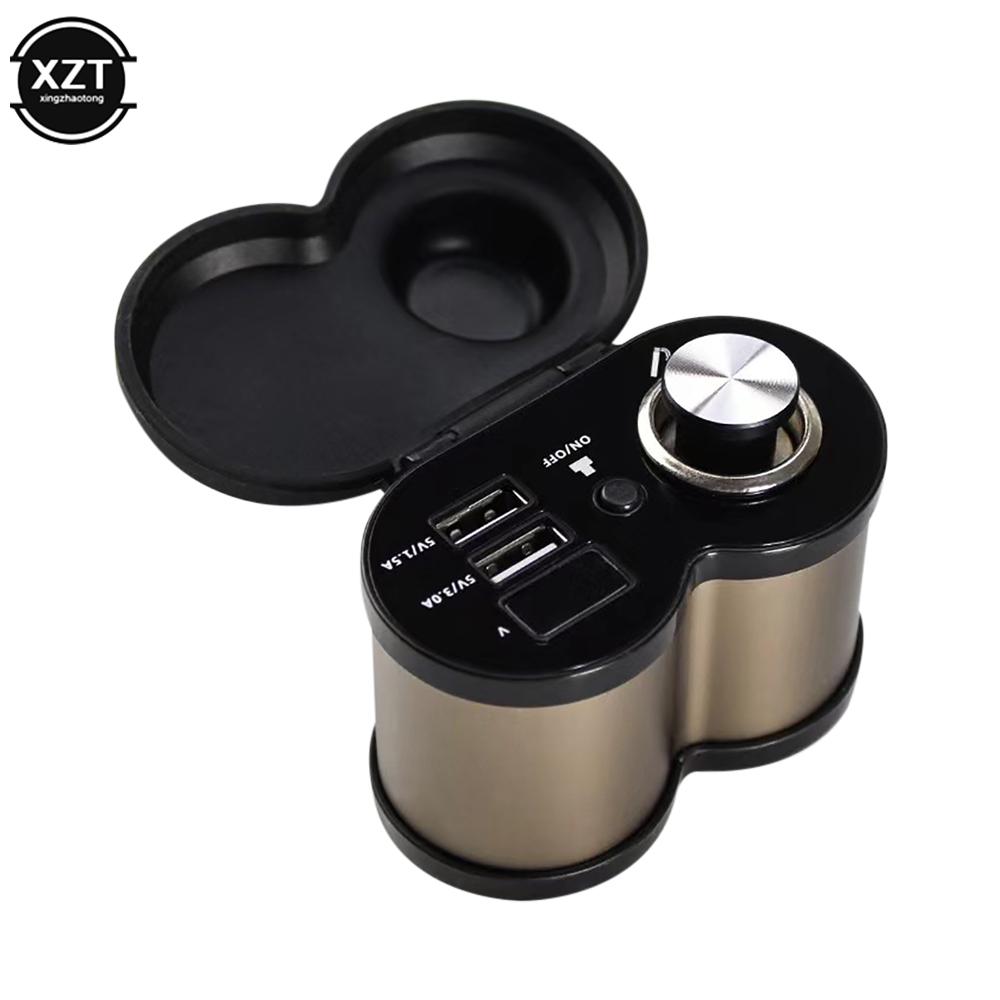 

НОВЫЙ мотоцикл QC 3.0 быстрая зарядка 5V 3.0A/1.5A двойной USB прикуриватель USB зарядное устройство с вольтметром дисплей времени выключатель вкл/выкл золотой