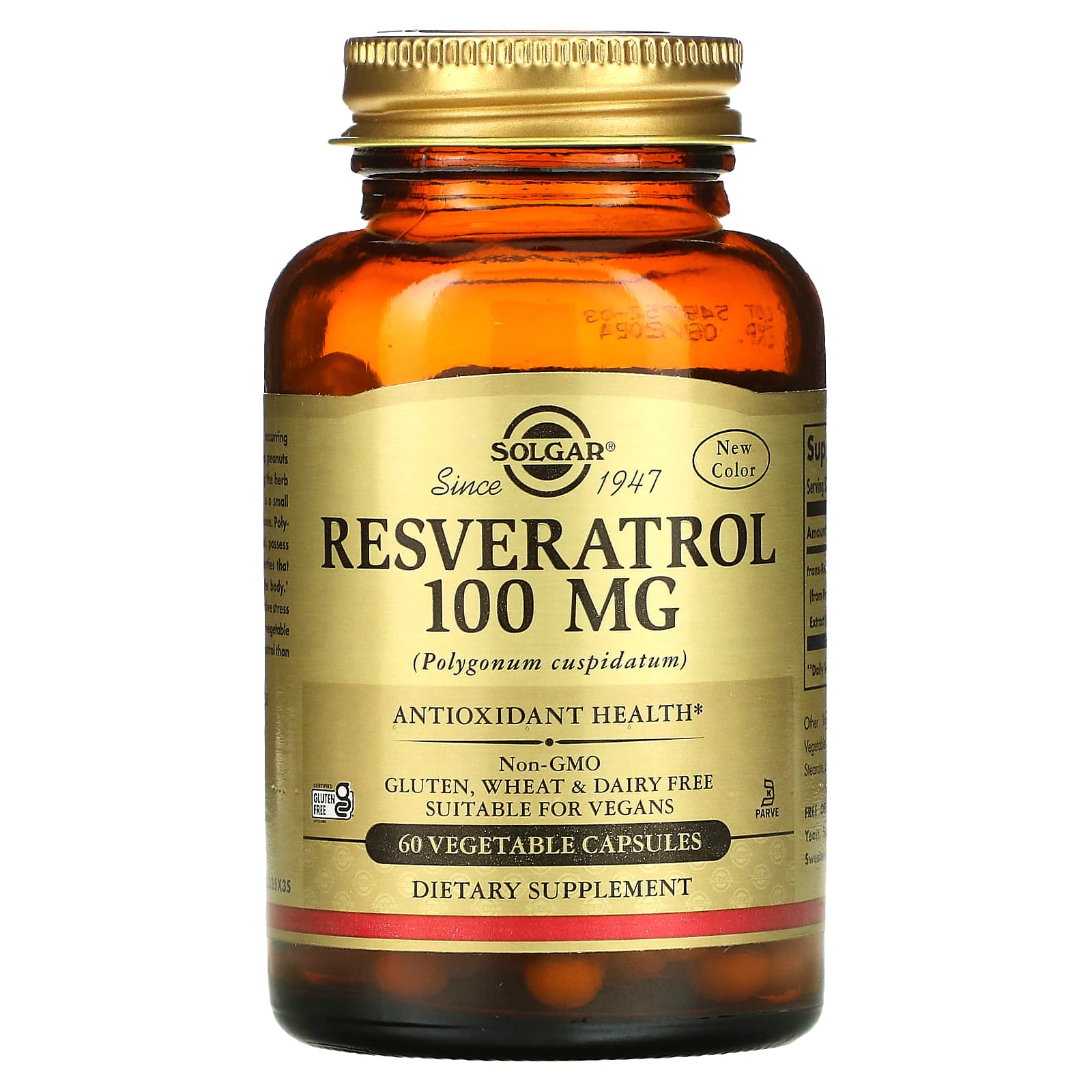

Resveratrol, 100Mg, 60 Veggie Capsules