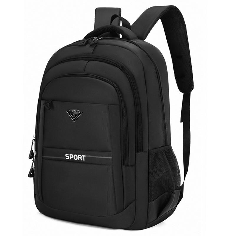 Backpack Simple Style Schoolbag Outdoor Travel Bag Large Capacity Computer Bag