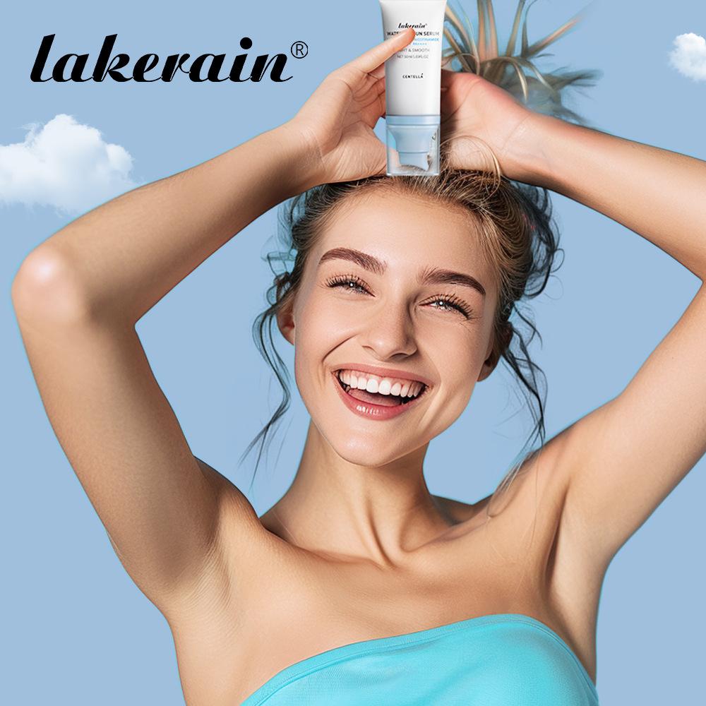 Crema protectora refrescante de 50ml, crema de esencia de protección solar ligera y humectante de Centella Asiática, tiene un efecto duradero