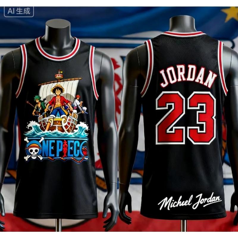 2026 One Piece Basketball Jersey Luffy Jersey Chicago Classic Basketball S
