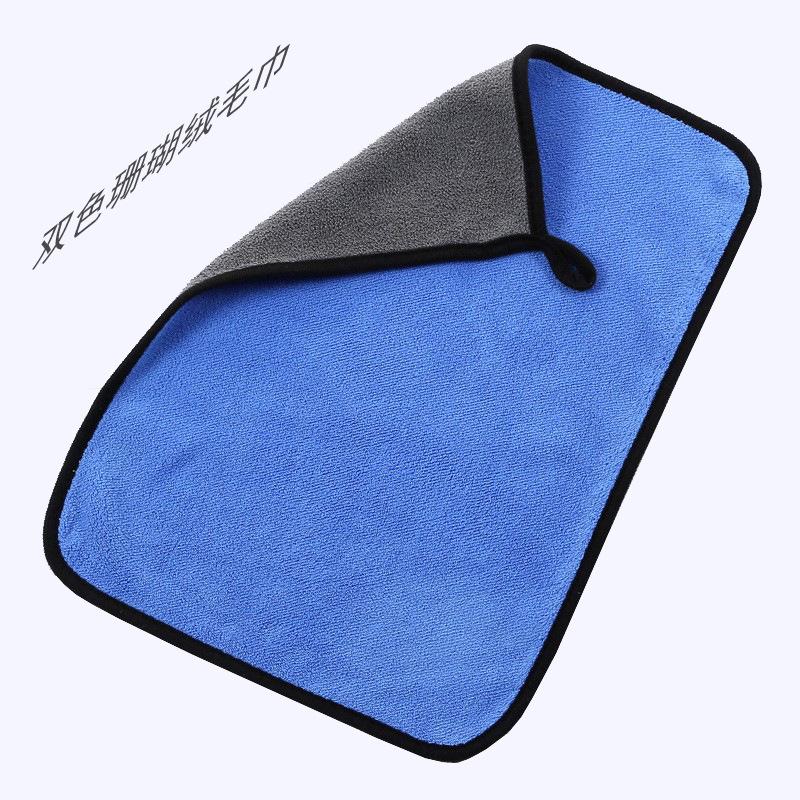 Soft Absorbent Coral Fleece Pet Bath Towel for Dogs and Cats