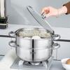 Debo 304 Stainless Steel 26cm Double Layer Steamer & Soup Pot
