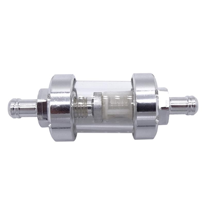 Univerzální 5 barev Motocyklový plynový palivový filtr Benzínový filtr Průhledné hadice Vnitřní otvor Sítko Příslušenství Moto