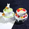 Cute Sundry Organizer Plastic Boxes Sweet Cream Cake Storage Box Plastic DIY Crafts Box Perfect for DIY Enthusiasts