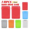 3,5-дюймовий IDE SATA Жорсткий Диск HDD Корпус-Контейнер Пилозахисний Пластиковий Зовнішній Контейнер для Зберігання Жорстких Дисків Багатоколірний