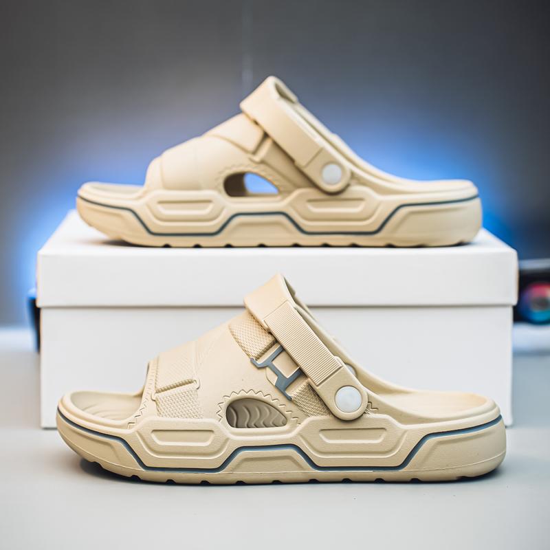 Fashion New Men's Outdoor Sandals Slippers Beach Comfortable Soft Slides Clogs Men Casual Shoes Garden Shoes Men Beach Sandals Big Size