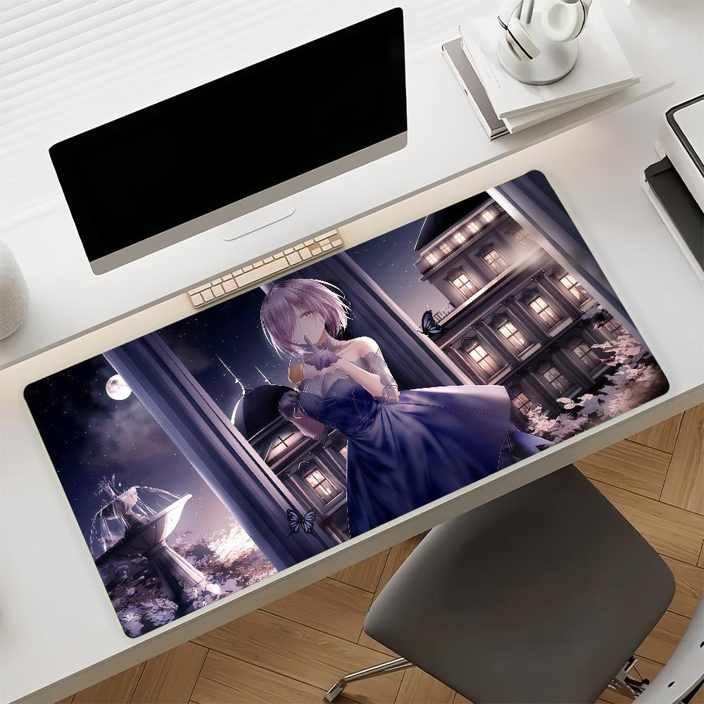 Anime MMash KyrielightS Mouse Pad Nonslip Rubber Gamer Balance Computer Mat Decoracion Deskmat Laptop Office Large