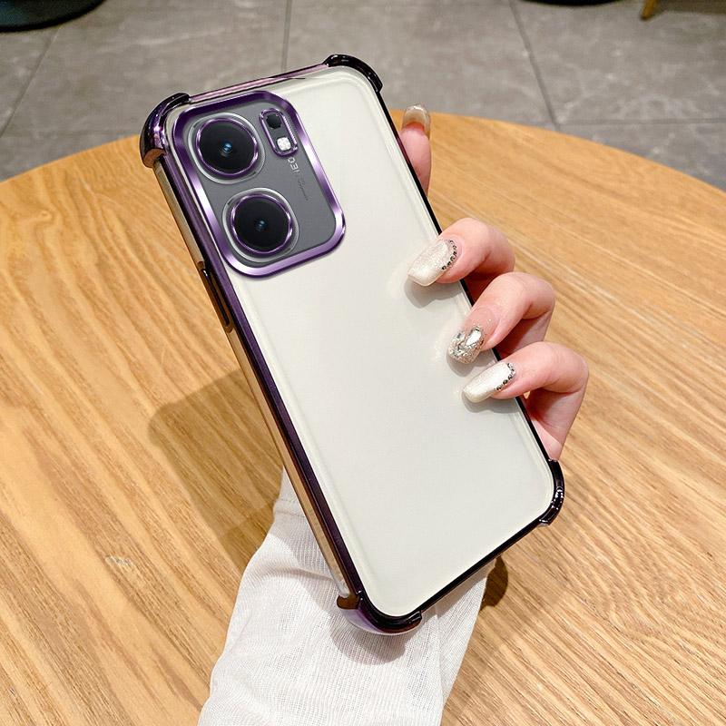 

For Xiaomi Redmi A7 Pro Case Xiaomi Poco C85x Phone Case Poco C85X Corners Thickening Shookproof Plating Silicone back cover Poco C85x
