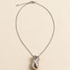 Gentle Style Silver Vase Pendant Necklace with Colorful Daisy Accents