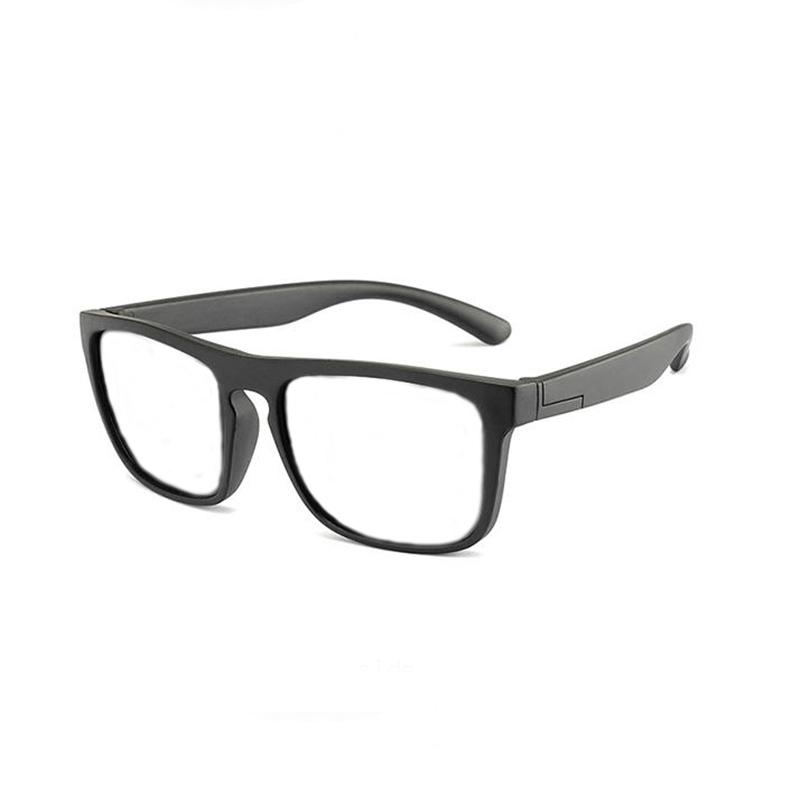 Lunettes de soleil carrées bleues pour myopie pour enfants garçons filles Prescription 0 à -6 0 Protection UV Different Degree