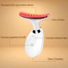 7 Colors Face Massager Tool with Heat, Red-Light-Therapy Facial Massager Tool for Wrinkles, Double Chin (White)