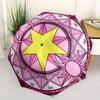 Magical Star Mandala - Pink Fantasy DesignUmbrella, Portable 3-Fold Umbrella for Men & Women,Christmas Gift ES307