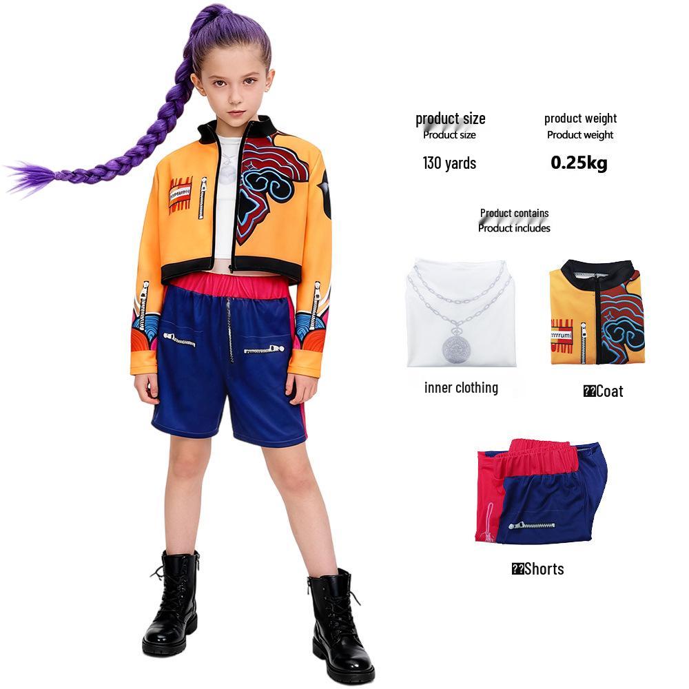 K-POP Demon Hunter Girl Group Cosplay Costume - Lumi, Mila & Zoe Inspired Outfit