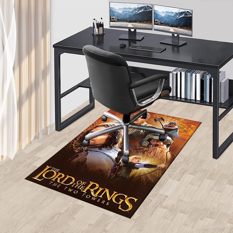 

Lord of the Rings,Two Towers Polyester Office Carpet Chair Mats, Home Decor Dormitory Floor Protector with Anti-Skid Backing, Large Area Cov 60cm by 90cm