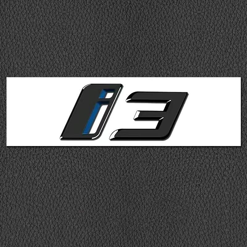 LVLL3 Applicable To BMW iX3 I3 Logo Tail Car Stickers 3D ABS Letter Car Stickers New Energy G08 New Logo Modified Auto Parts.