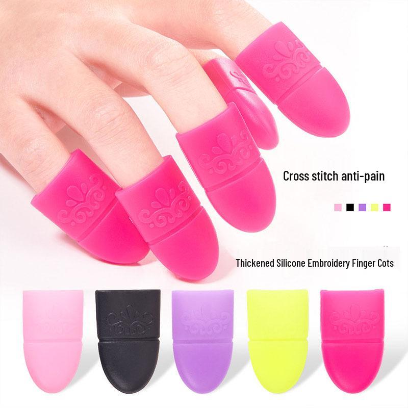 

Силиконовые напальчники: Наперстки против проколов, износостойкие, нескользящие для ручного шитья и протаскивания иглы