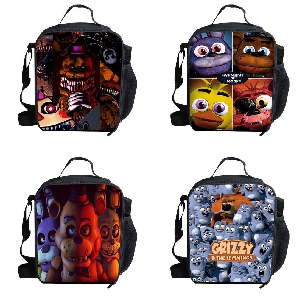 Five Nights At Freddy's School Outdoor Lunch Bag Durable Polyester Material Insulation Package