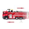 1/50 Alloy Diecast Car Model Toy Fire Engine Metal Vehicle Body Simulated Water Spray Light Sound With Pull Back Children's Toys