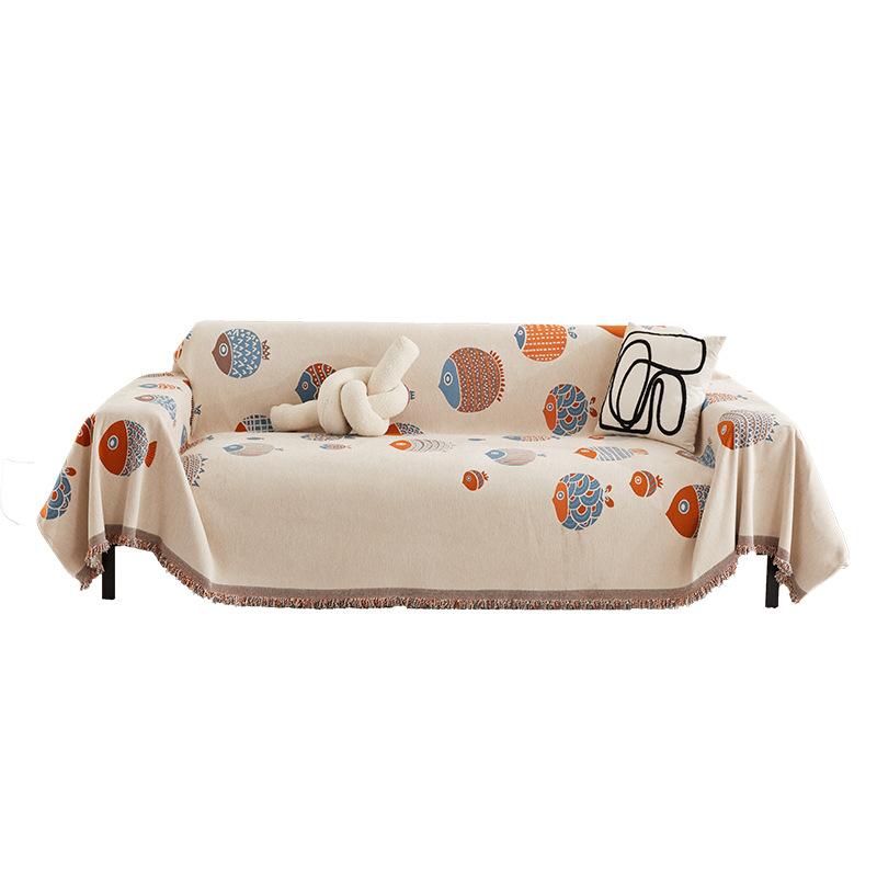 Chenille Sofa Handtuchbezug Handtuch Vier Jahreszeiten Universal Kratzfest Rutschfest Verdickt Beidseitig Verfügbar Sofabezug Sofakissen