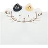 Hasami Ware Children's Cat Wave Bowl, Approximately 11.5cm Diameter, Ceramic, Microwave and Dishwasher Safe, Made In Japan, Product Number 40865