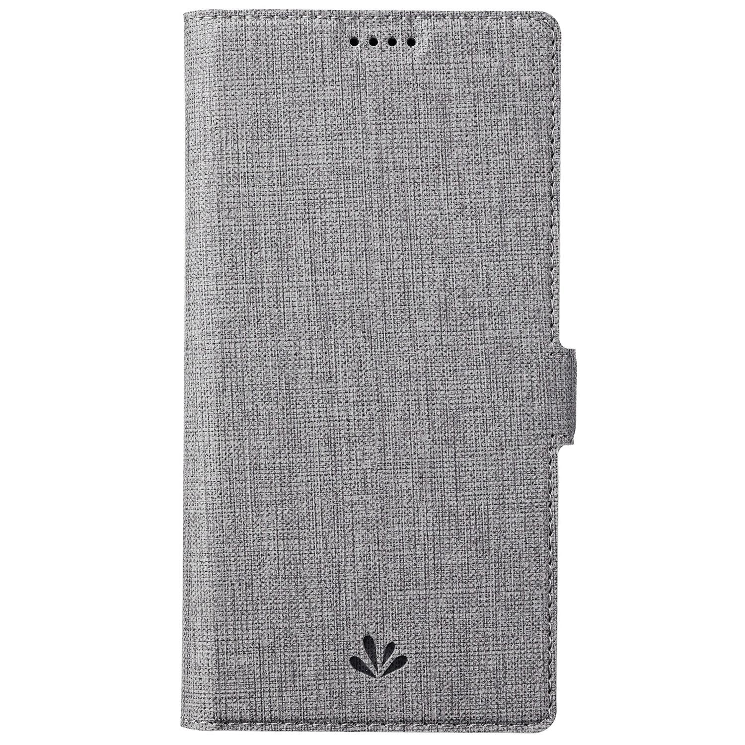 

VILI K Series PU Leather Case for Samsung Galaxy S22 5G,Stand Wallet Full Protection Phone Cover Grey