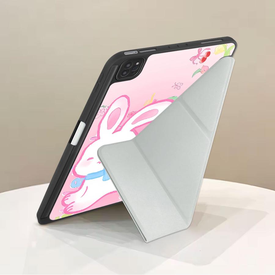 Holder Cover Tablet Case For iPad Pro 11th 10th 9th 8th 7th 12.9inch Mini 6 7 Pro 2025 Air 4 5 M3 M2 1 2 M4 11inch Cute Cartoon