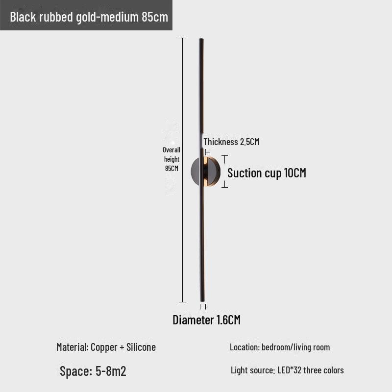 LED Minimalist Modern Wall Lamp for Bedroom/Living Room