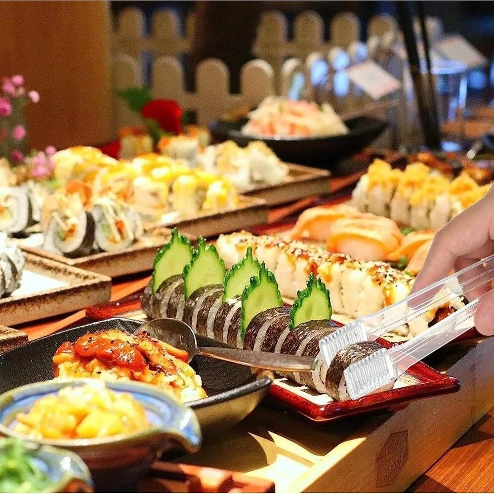 10pcs Non Slip Food Clip Transparent Ice Cubes Clip Barware Serving Tongs  Bar Kitchen