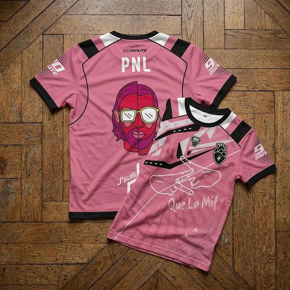 Thailand Trikots 90Minute MM9 PNL T-Shirts Atmungsaktiv Schnelltrocknend Sport Oberteile Rundhals Locker T-Shirts Für Herren Damen 2026