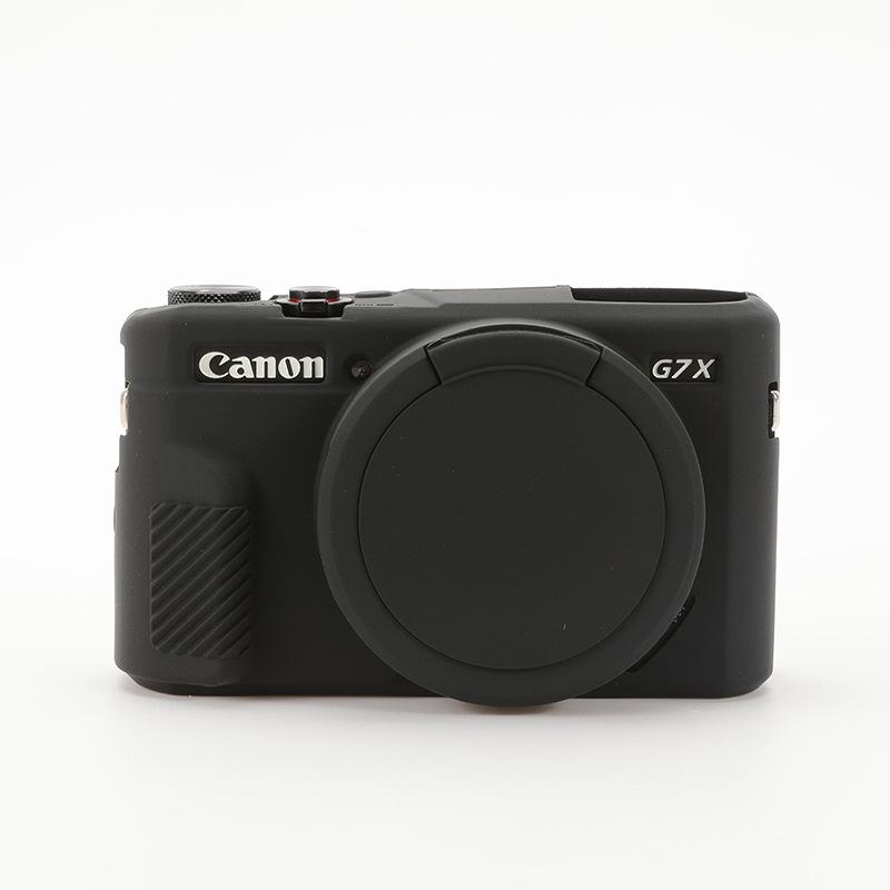 Silicone Case for Canon PowerShot G7X Mark II - Protective Soft Shell Cover & Camera Bag