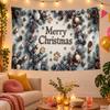 Christmas Theme Wall Tapestry, Xmas Wall Hanging, Holiday Home Bedroom Decoration