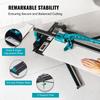 Manual Tile Cutter, 800mm, Porcelain Ceramic Tile Cutter with Tungsten Carbide Cutting Wheel, Infrared Positioning, Anti-Skid Feet, Durable Rails for