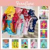 Cute Cartoon Printed Children's Bath Towel Cape For Water Park Fun