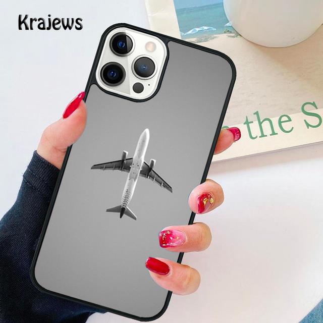 Aircraft Plane Airplane soft Phone Case Cover For iPhone 17 Air 16 15 14 13 12 Max For Apple 11 Pro Max Plus