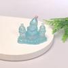 Resin Luminous Castle 4 Styles Colorful 3D Castles Minaitures for Scrapbook DIY Accessories Home Decor Dollhouse Accessories