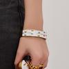 Devil's Eye Enamel Bracelet: Stylish Stainless Steel Handband for Women