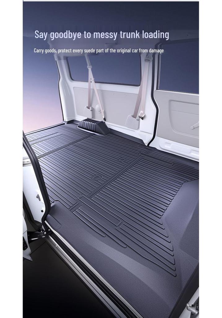 Durable TPE Rear Wheel Hub Full Coverage Car Floor Mats for Wuling Zhengcheng.
