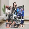 Kpop Group Lngshot  Fashion Blanket Multi-size Cozy and Lightweight  Throw Fashion Blankets for Couch Sofa and Bed