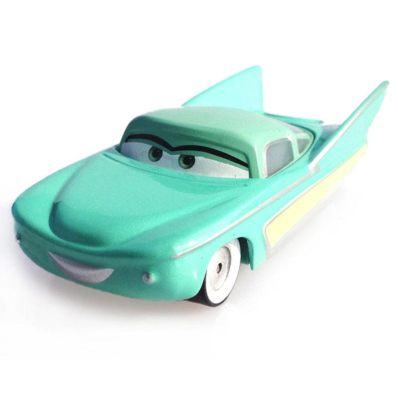 1:55 Disney Pixar Cars Finn McMissile Litchi Miles Axeirod Flo Sheriff Sarge Guido Luigi Alloy Toy Car Model Children's Toys