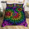 Bohemian Mandala Duvet Cover Set 3pcs Soft Comfortable Breathable Bedding For Bedroom Decor