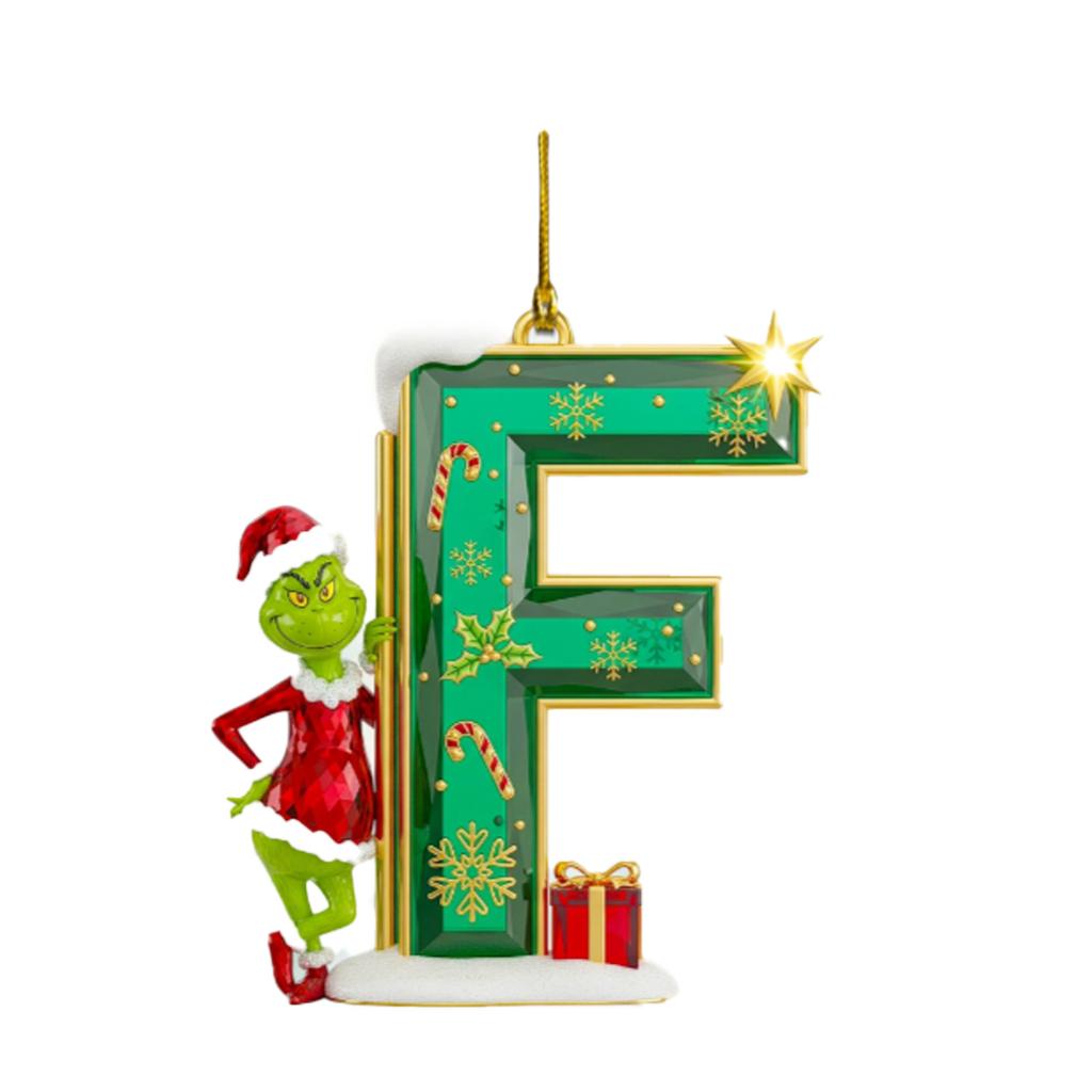 2D Christmas Decoration Pendant Christmas Tree Tag Theme Party Crafts Ornament