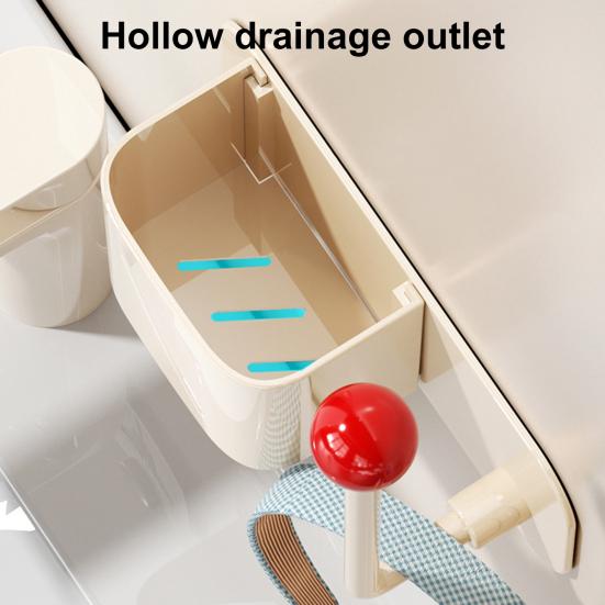 Bathroom Storage Rack with Drain Hole Strong Load Bearing Large