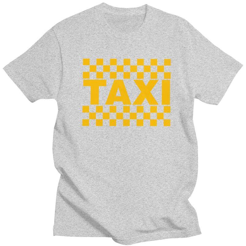 Custom Taxi Driver T Shirts for Men 100 Cotton Tee Tops Tshirt Short Sleeve Tshirt Clothes