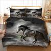 Horse Bedding Set Animal Duvet Cover Modern Bed Cover Home Decor Single Double Queen King Full Size Beds