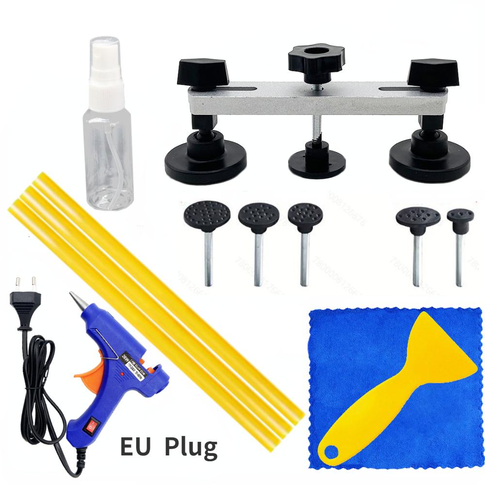 

Новый инструмент для ремонта вмятин автомобиля Набор ручных инструментов Автомобильная беспокрасочная рихтовка кузова Исправление повреждений от града Мостовой пуллер Вкладки для удаления вмятин Клей