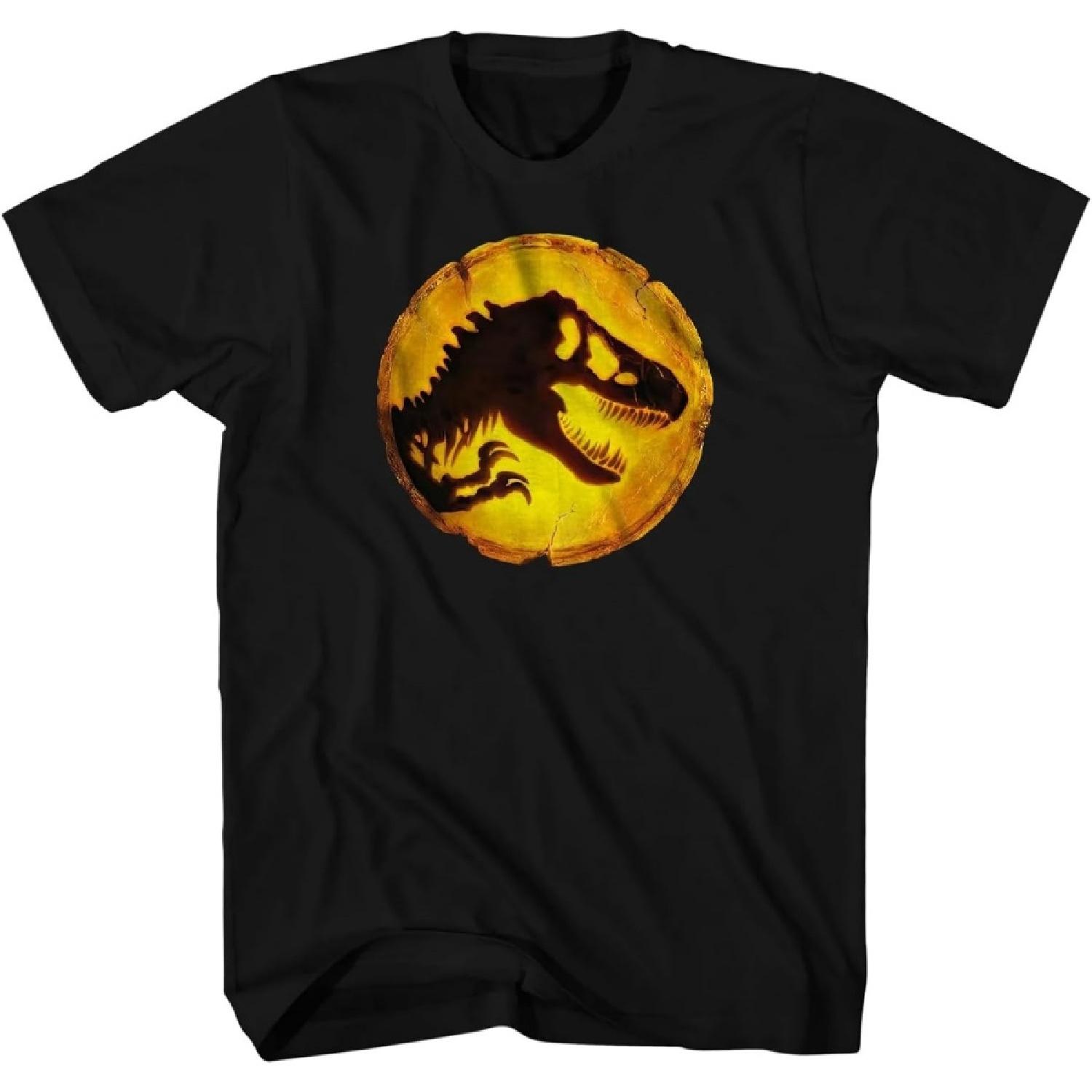 

Jurassic World Men s Dominion Glowing Dinosaur Adult Short Sleeve Graphic Print T-Shirt XXXXXL різнокольоровий