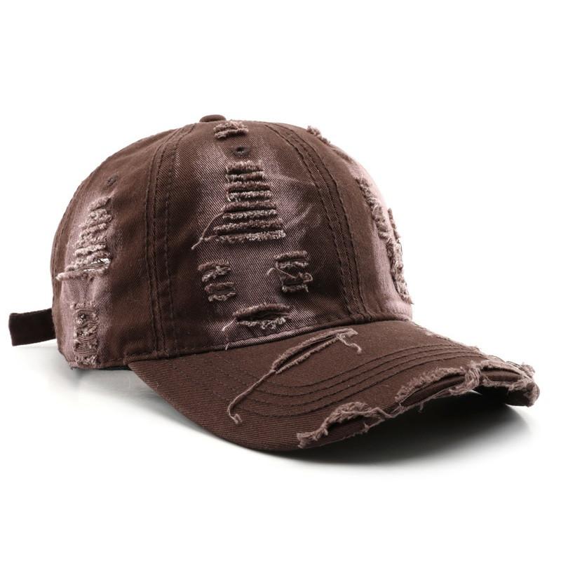 Women Outdoor Travel Baseball Cap Vintage Unisex Male Sports Hat Ripped Distressed Snapback Hat Adjustable Trucker Caps Tl001