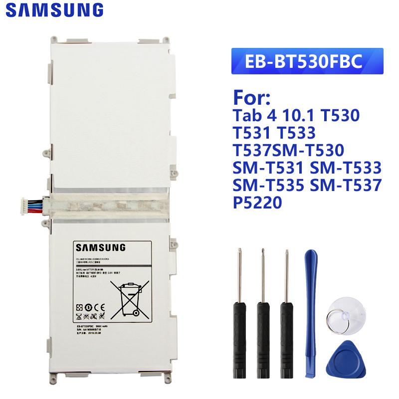 

Original Replacement Battery For Samsung GALAXY Tab4 T530 SM-T531 SM-T533 SM-T535 SM-T537 EB-BT530FBC EB-BT530FBU EB-BT530FBE 6800mAh